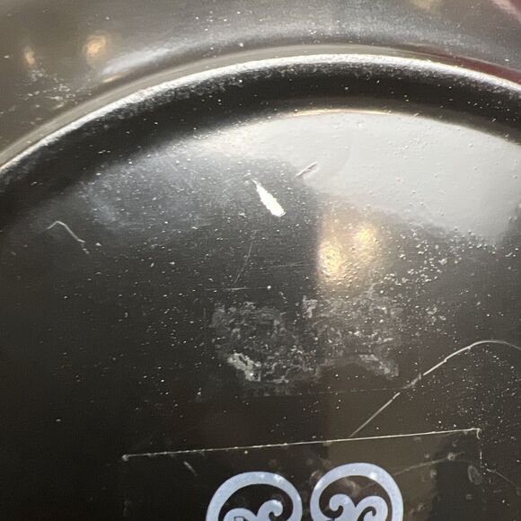 Unique 2pc Brother Sister Design Studio 10” Blue Cobalt Design Plate 2006 USED - Picture 6 of 7